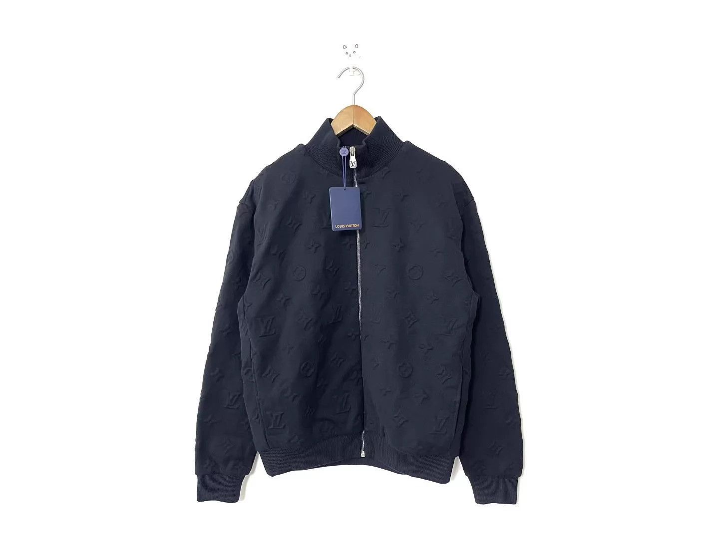 Louis Vuitton Black Quilted Bomber Jacket with Zip Closure Size US M / EU 48-50 / 2 - 1 Thumbnail