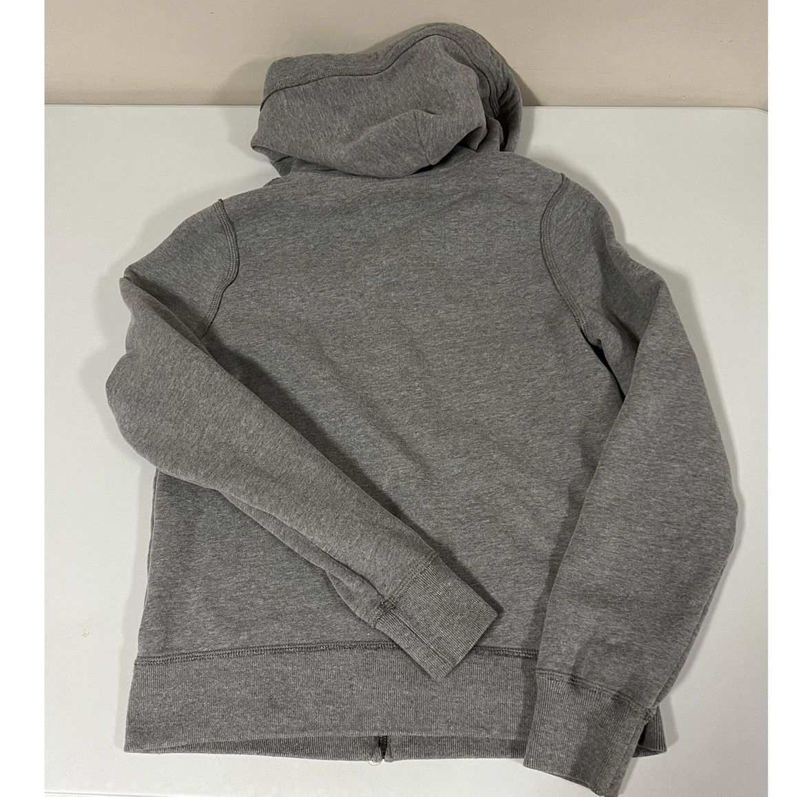 Abercrombie & Fitch A&F Gray White Logo Zipper Sweater Sweatshirt Hoodie Size S🩶 Size S / US 4 / IT 40 - 5 Thumbnail