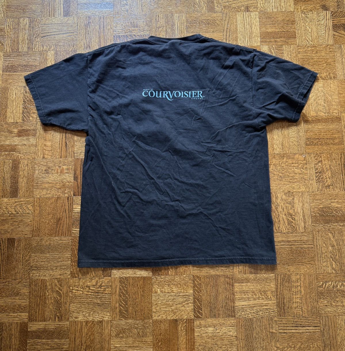 Vintage Vintage Y2K Courvoisier Cognac Graphic Tee Size US XL / EU 56 / 4 - 2 Thumbnail