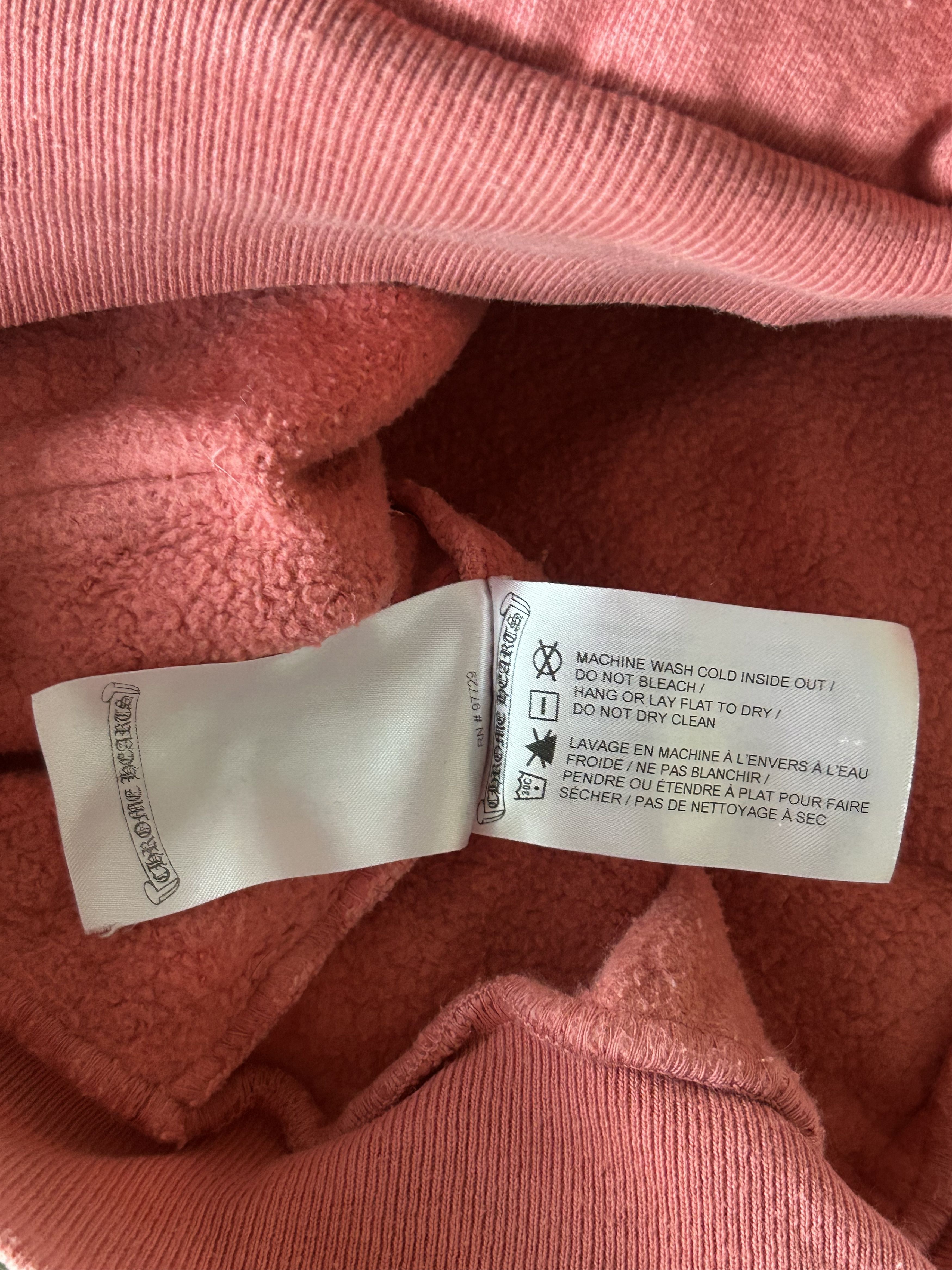 Chrome Hearts Chrome Hearts Drake Red Certified Cross Logo Hoodie | Grailed