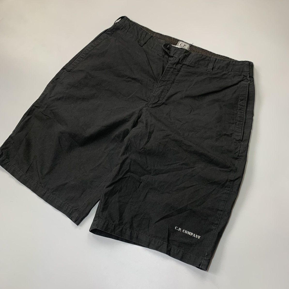 C.P. Company Vintage C.P. Company Logo Cotton Shorts Size US 31 - 1 Thumbnail