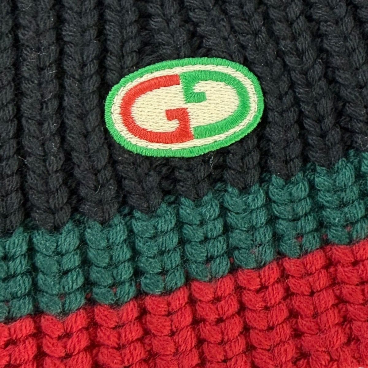 Gucci Gucci GG Web Stripe Beanie Hat Size ONE SIZE - 3 Thumbnail
