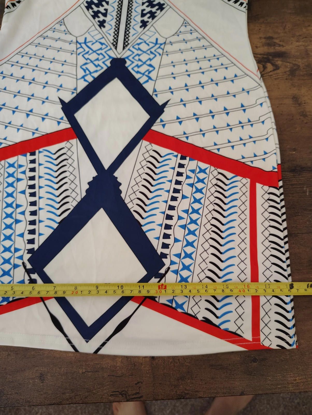 Designer NWT Fashion mia Sleeveless Geometric Print Dress Spring Size S / US 4 / IT 40 - 7 Thumbnail