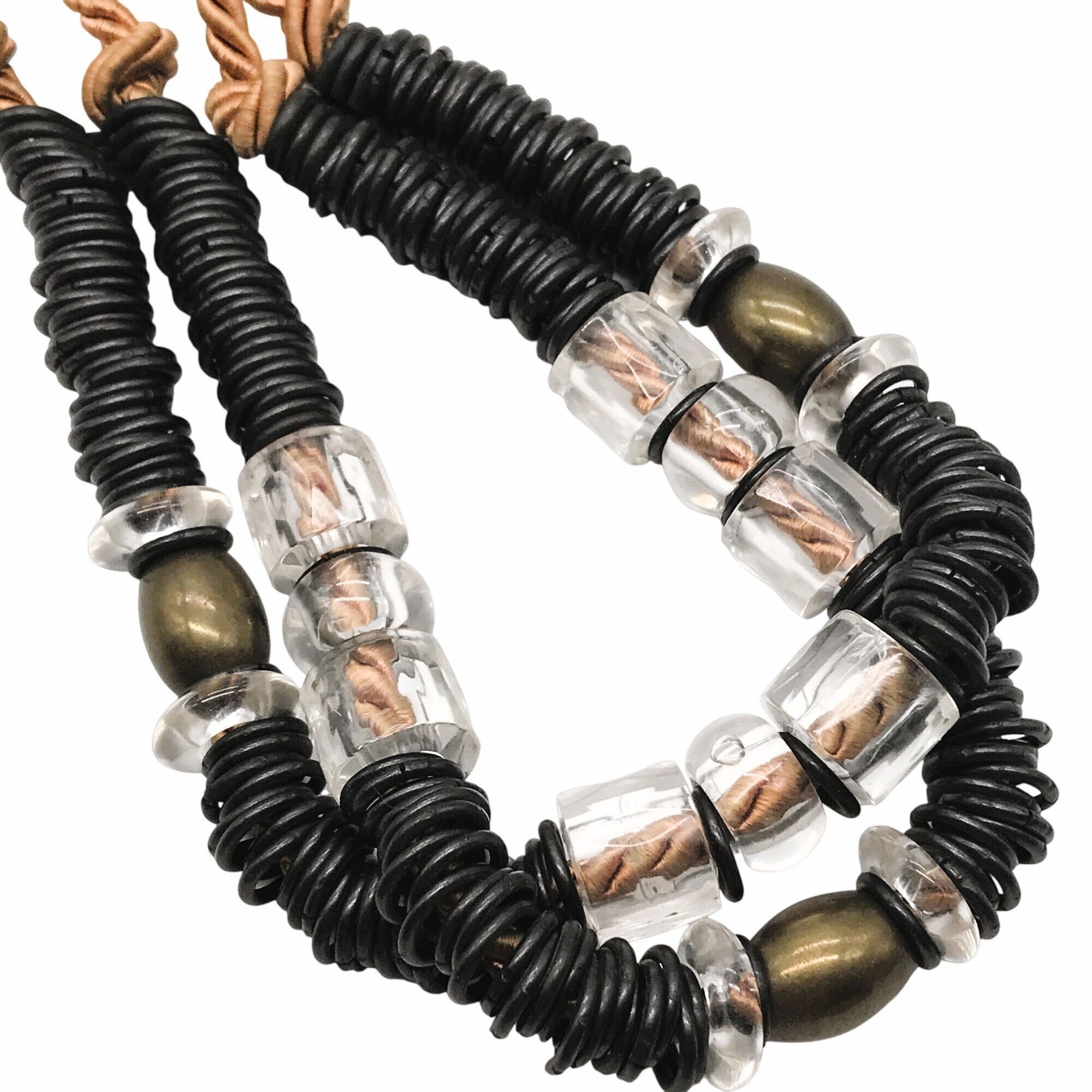 Handmade Tribal Ethnic Necklace Boho Brutalist Artisanal Warrior Stat Size ONE SIZE - 3 Thumbnail