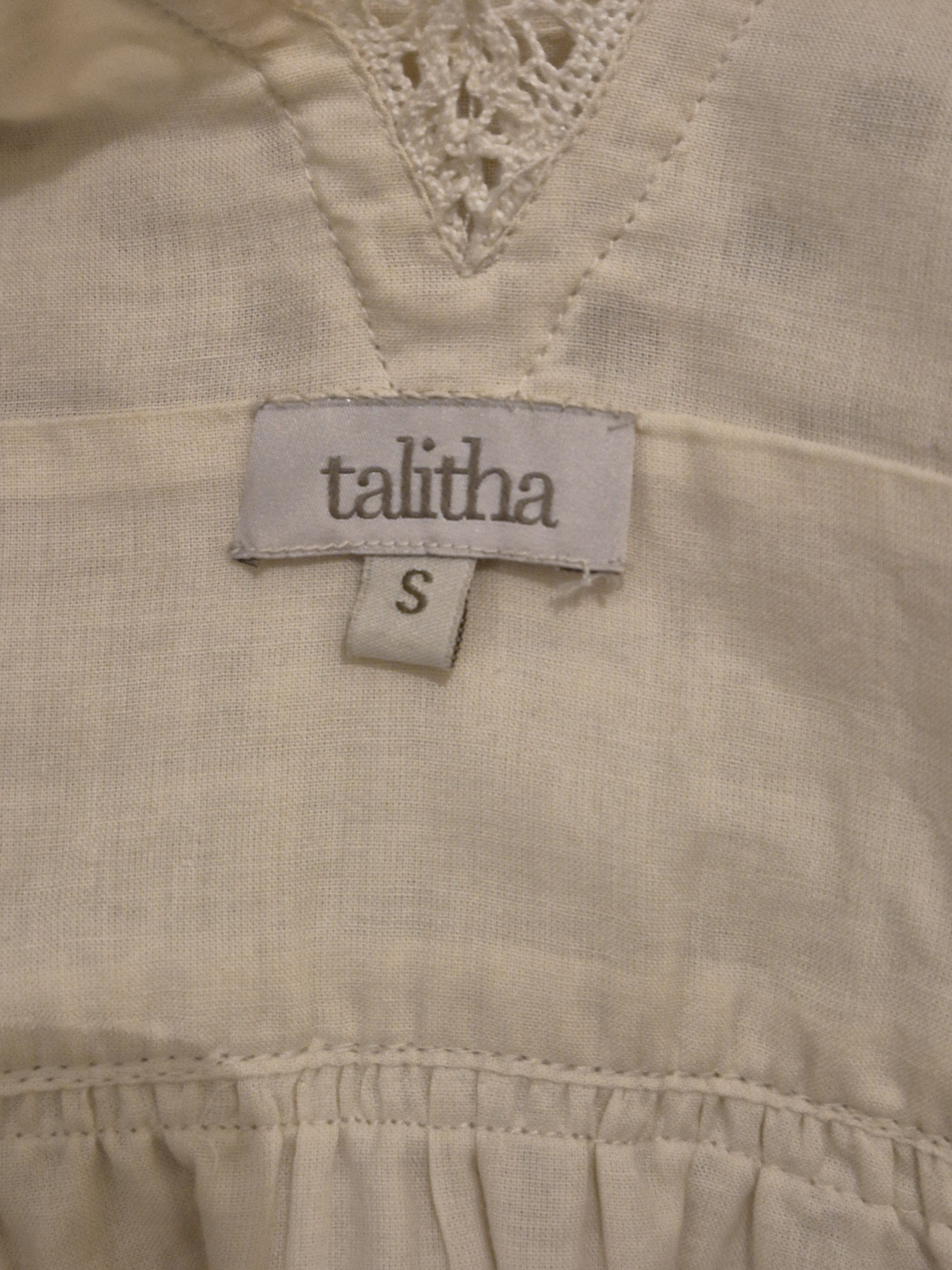 Designer Talitha white cotton lace maxi dress Size S / US 4 / IT 40 - 10 Thumbnail