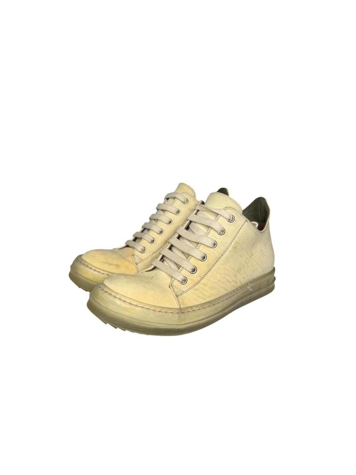 Rick Owens Rick Owens Ramones Low SS19 Babel Translucent Sole EU36 Size US 6.5 / IT 36.5 - 1 Thumbnail