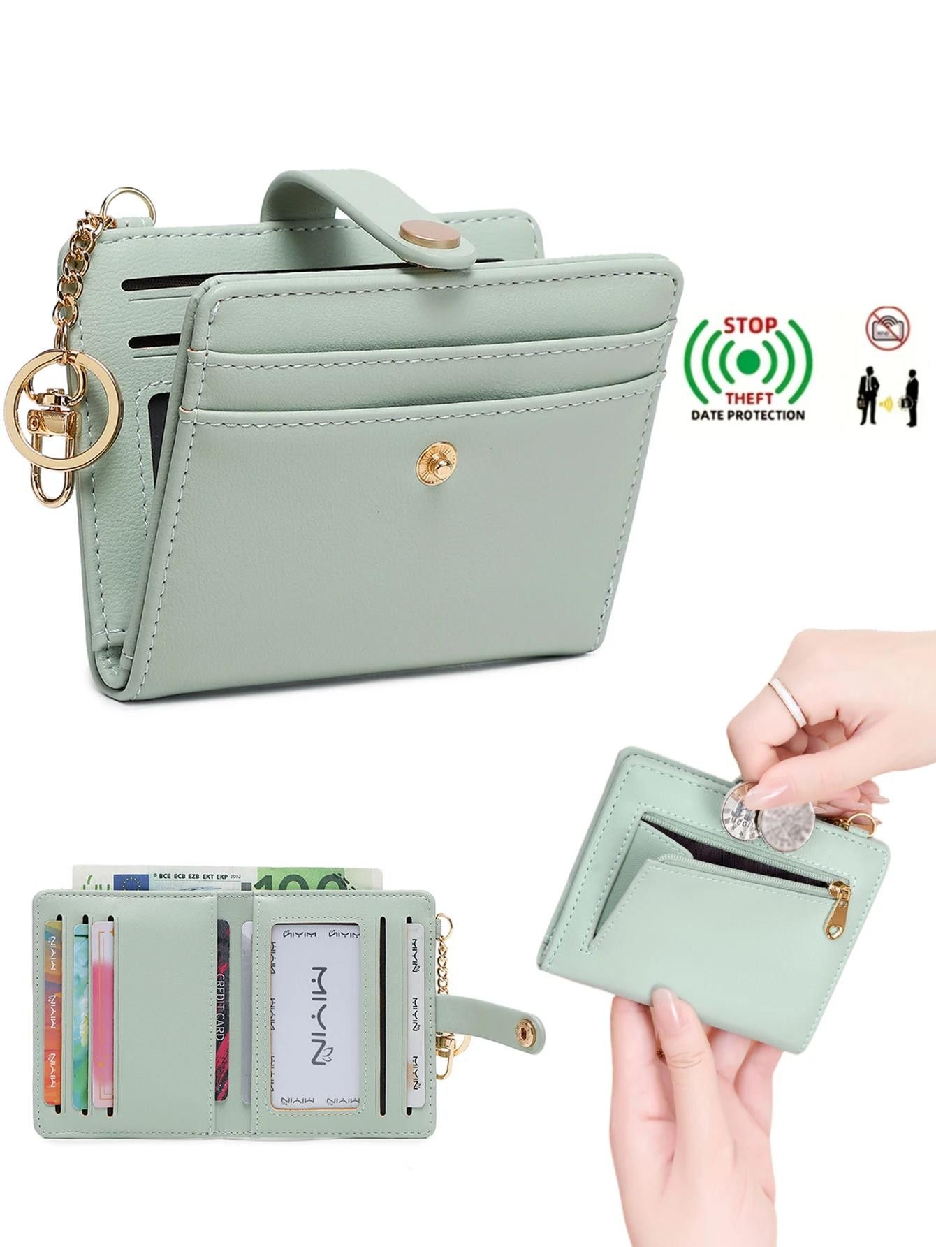 Other Ultra Thin RFID Womens Bifold Wallet Card Holder Size ONE SIZE - 2 Thumbnail