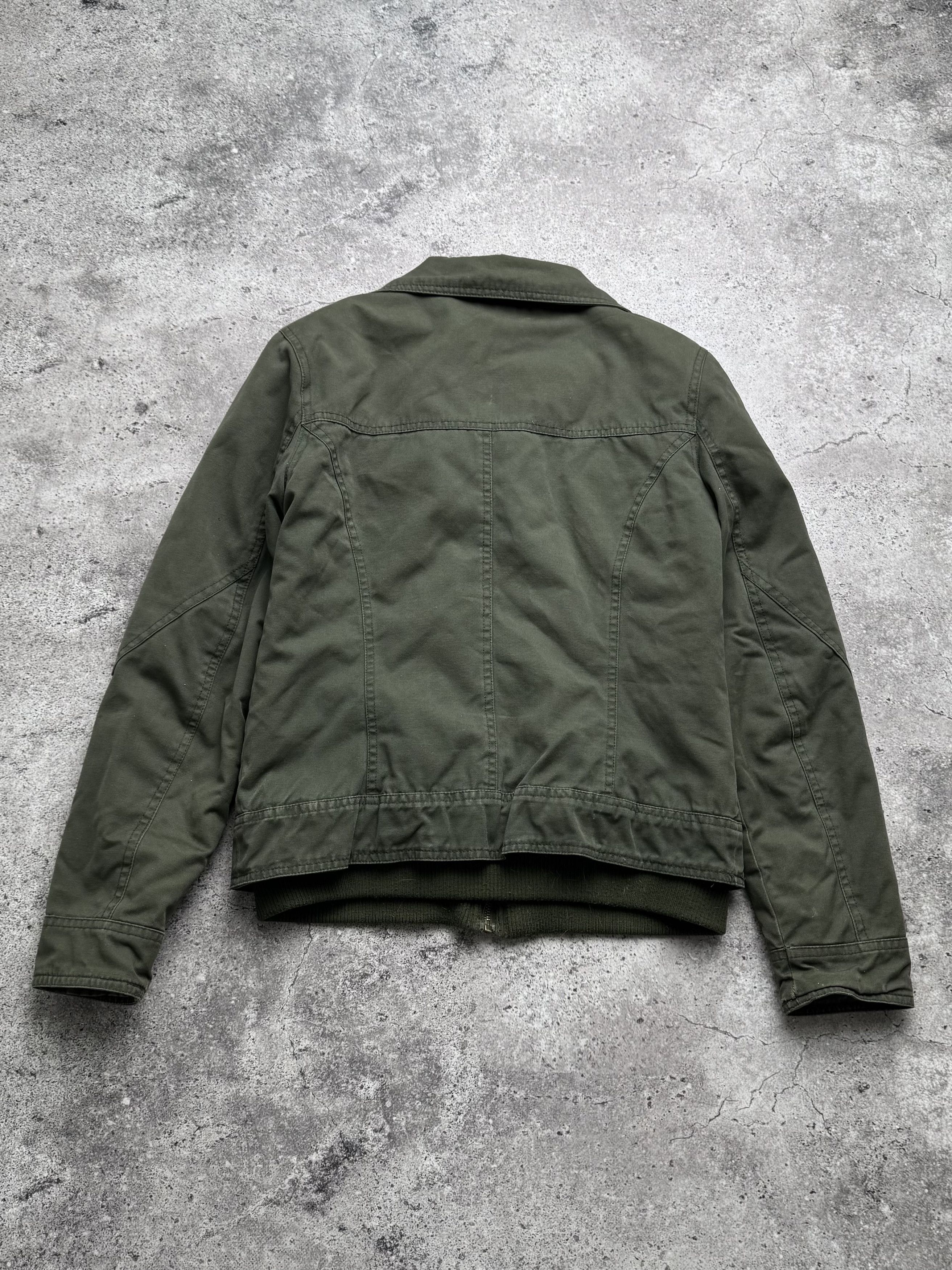 Vintage Y2K Utility Jacket Military Cargo Field Coat Y2K Casual (E8) Size M / US 6-8 / IT 42-44 - 11 Thumbnail