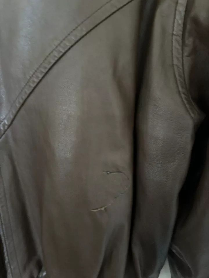 Bally Bally 80s Brown Leather Bomber Jacket Vintage Snap Soft Size US M / EU 48-50 / 2 - 3 Thumbnail