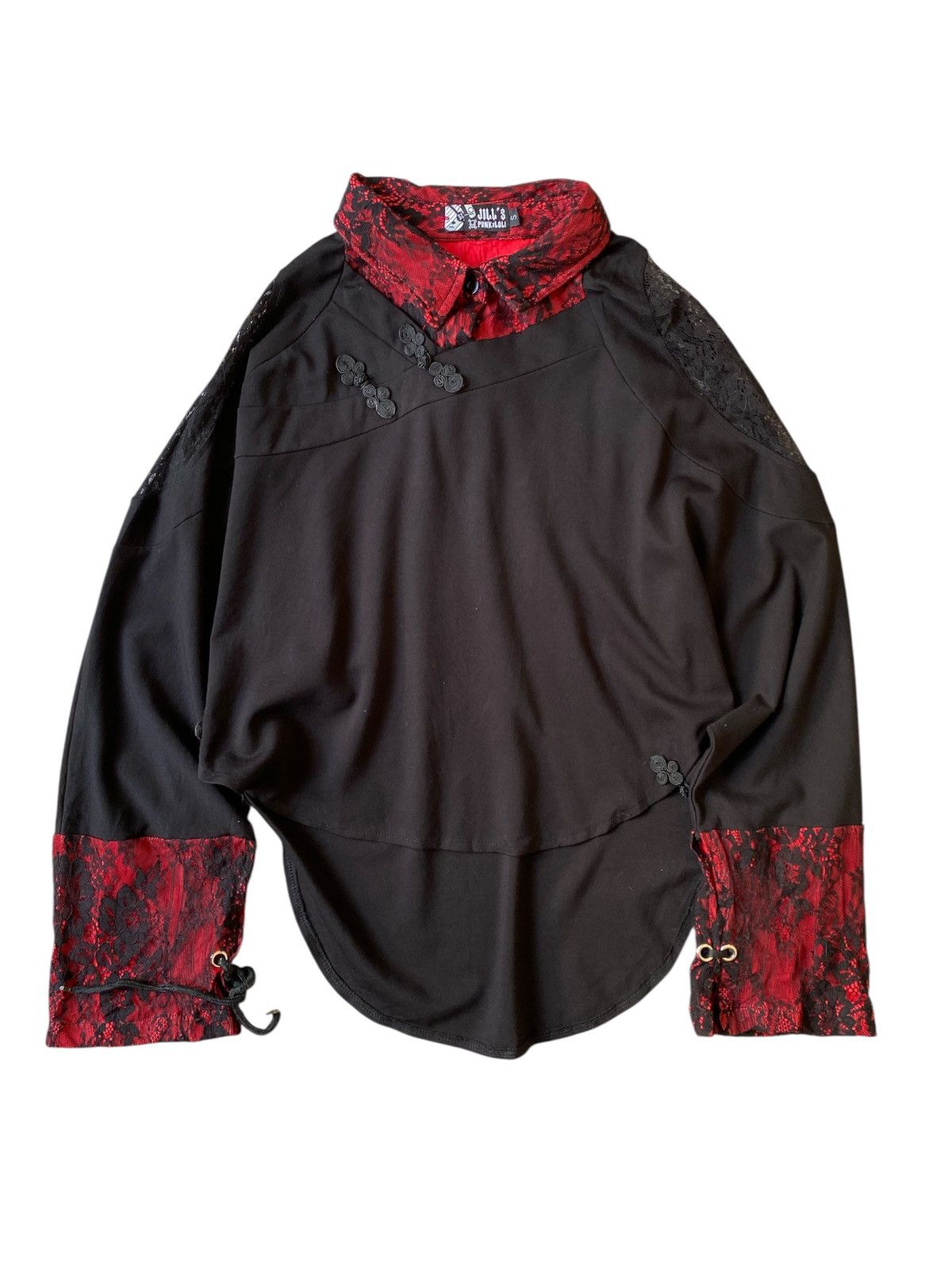 Japanese Brand Jill’s Punk x Loli Cheongsam Design Shirt Size S / US 4 / IT 40 - 3 Thumbnail