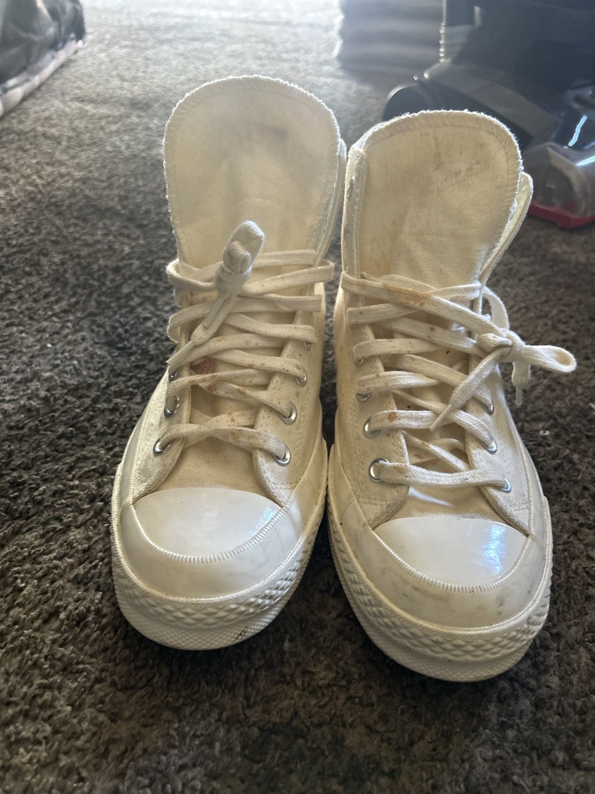 Comme des Garcons Como des garcon chuck taylor hi-tops Size US 9 / EU 42 - 4 Thumbnail