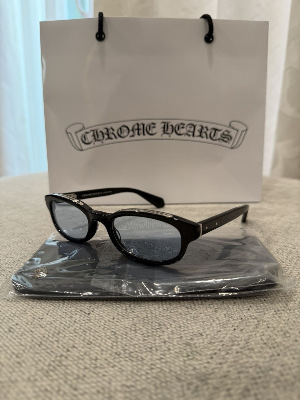 Chrome Hearts Lowrider 52 Blue Lenses