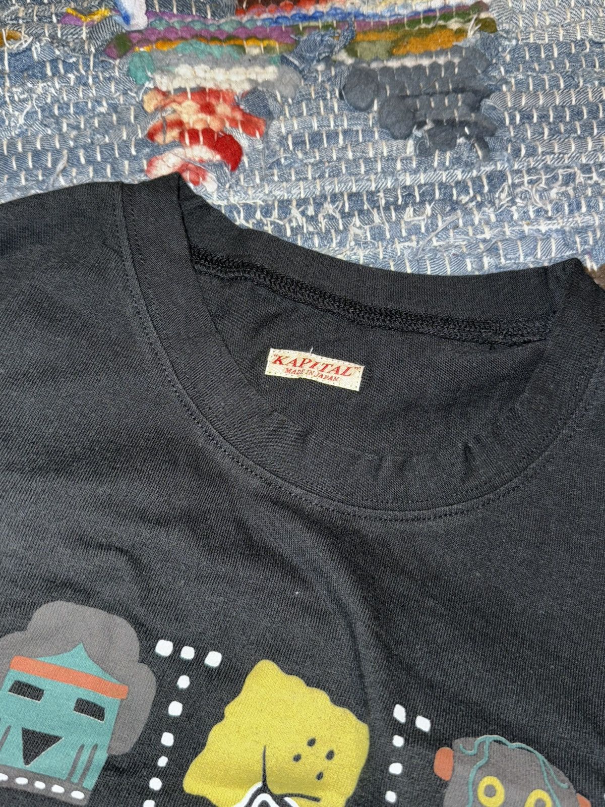 Kapital kapital PECKISH & Kachina Crew T-shirt size L Size US L / EU 52-54 / 3 - 4 Thumbnail