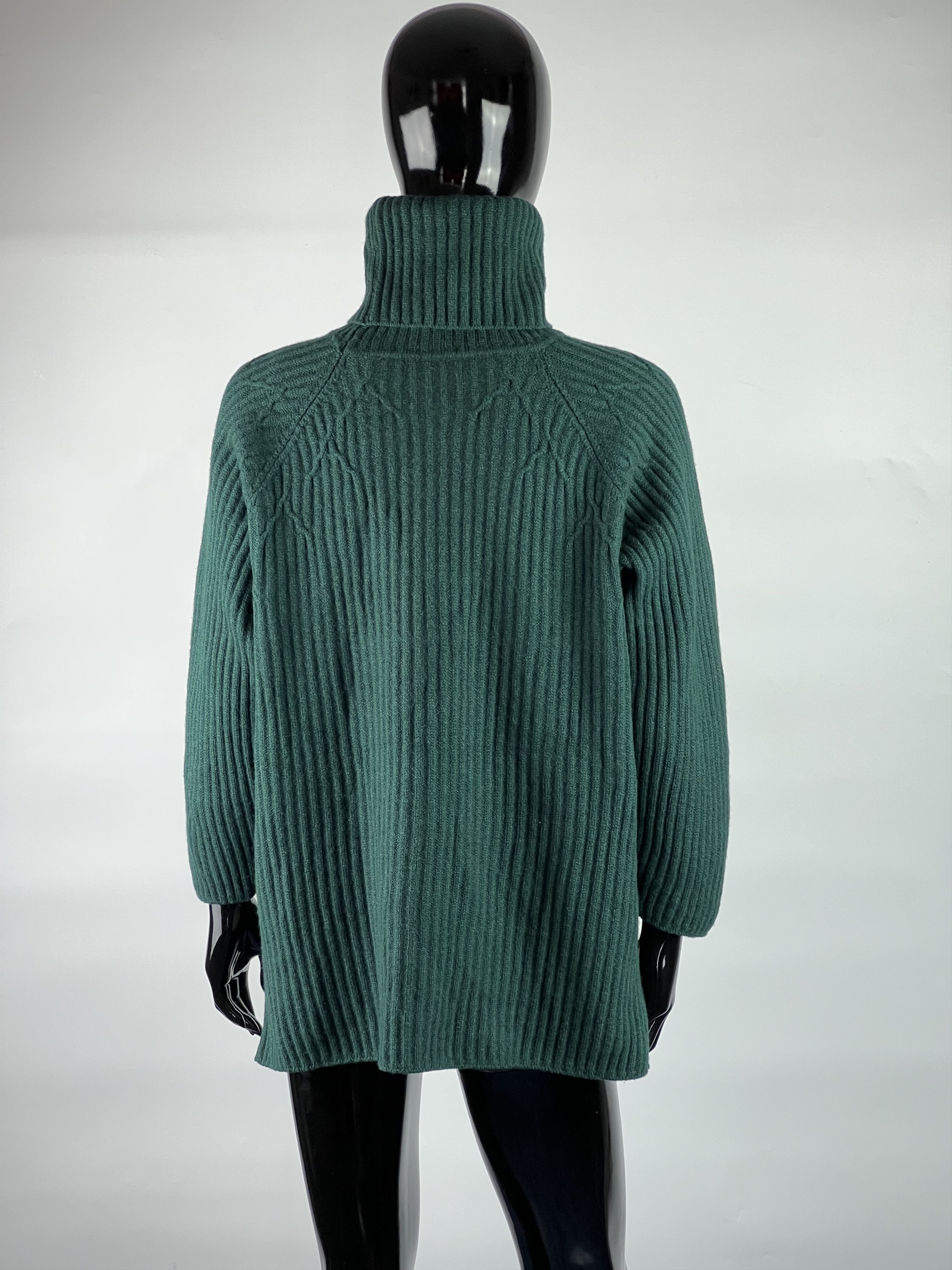 Other Le Tricot Longhin Perugia Turtleneck Ribbed Sweater Knitted Size S / US 4 / IT 40 - 3 Thumbnail