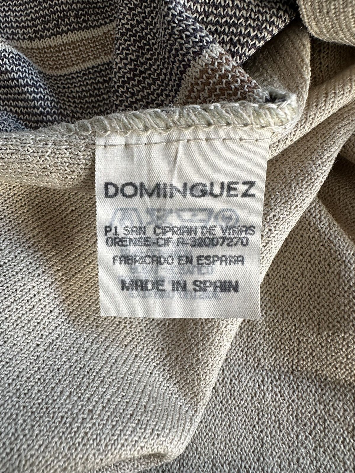 Adolfo Dominguez 90's Adolfo Dominguez knitted striped button up Size US XL / EU 56 / 4 - 14 Thumbnail