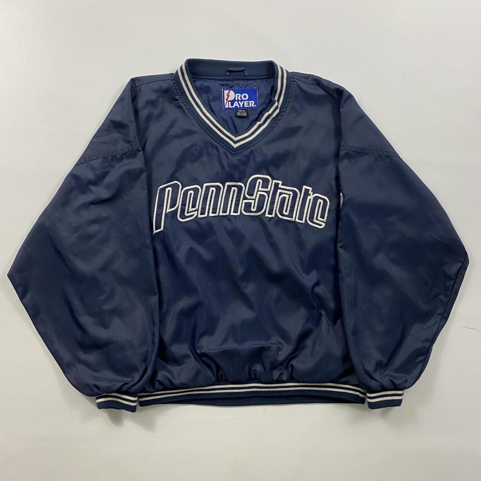 Pro Player Vintage 90s Penn State Windbreaker Pullover Crewneck Size US XL / EU 56 / 4 - 1 Thumbnail
