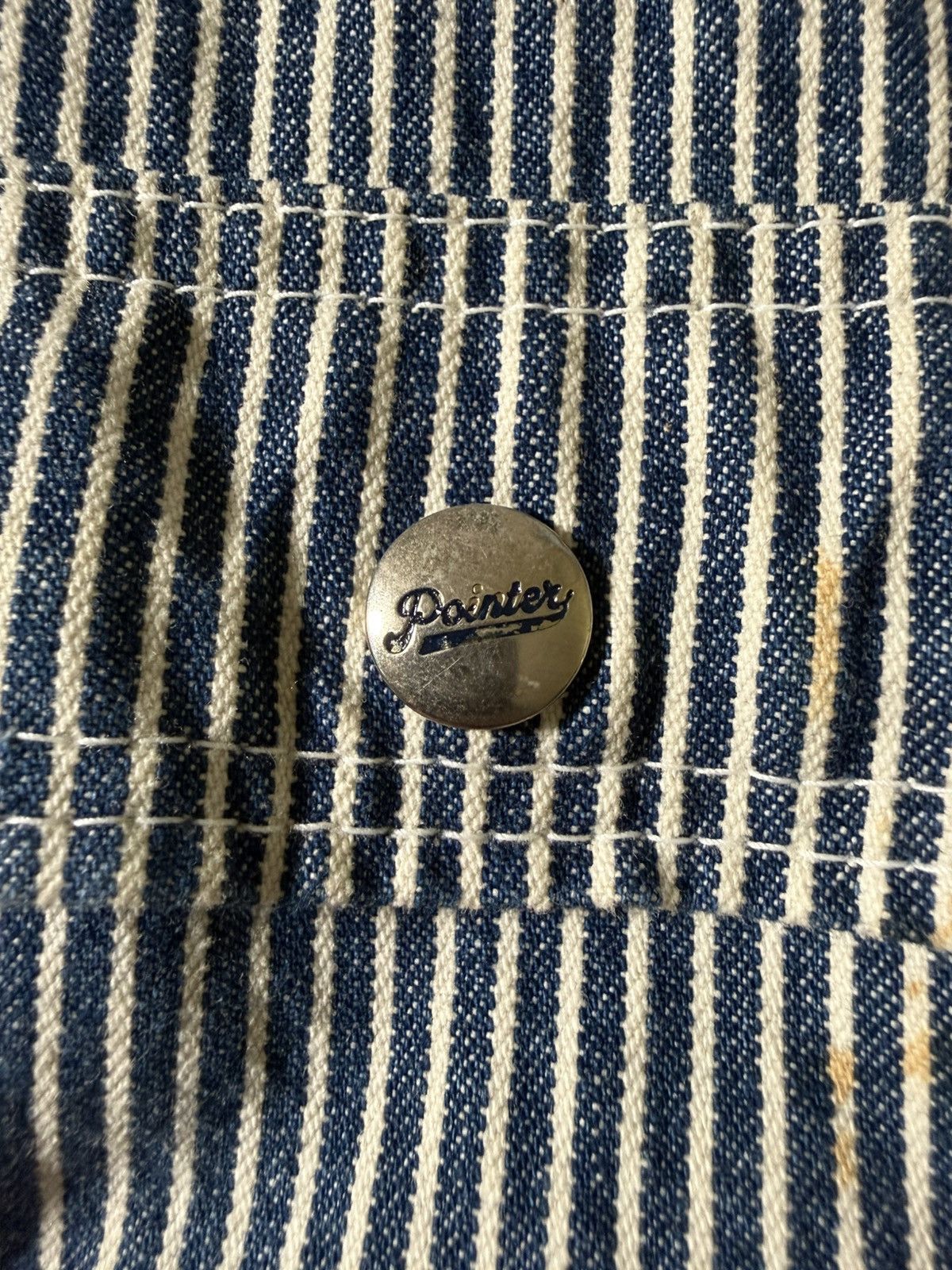 Pointer Vintage Pointer Brand Hickory Stripe Chore Jacket USA Small Size US S / EU 44-46 / 1 - 5 Thumbnail