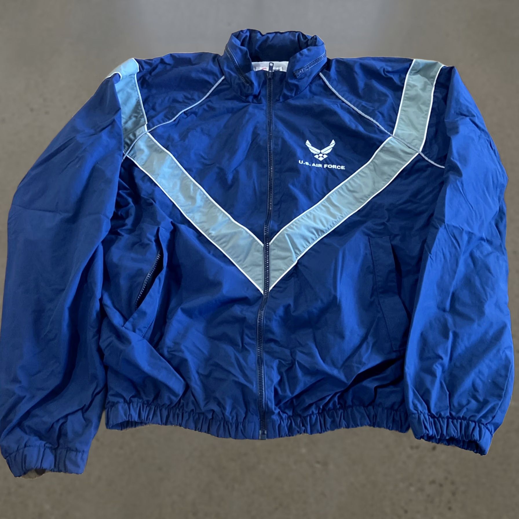 Vintage VINTAGE SKILCRAFT Jacket Hooded Bomber US Air Force Y2K Medium M Blue Embroidered Men Size US M / EU 48-50 / 2 - 1 Thumbnail