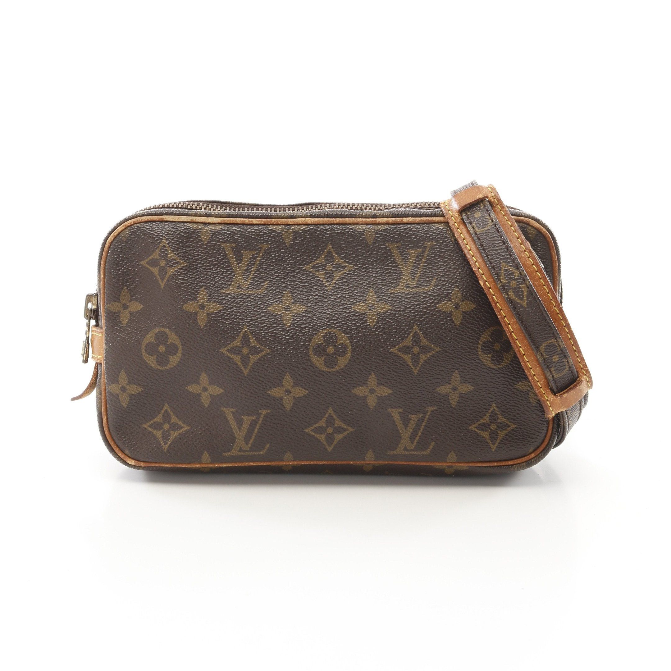 Louis Vuitton Louis Vuitton Marly Monogram Shoulder Bag Leather Brown Size ONE SIZE - 1 Thumbnail