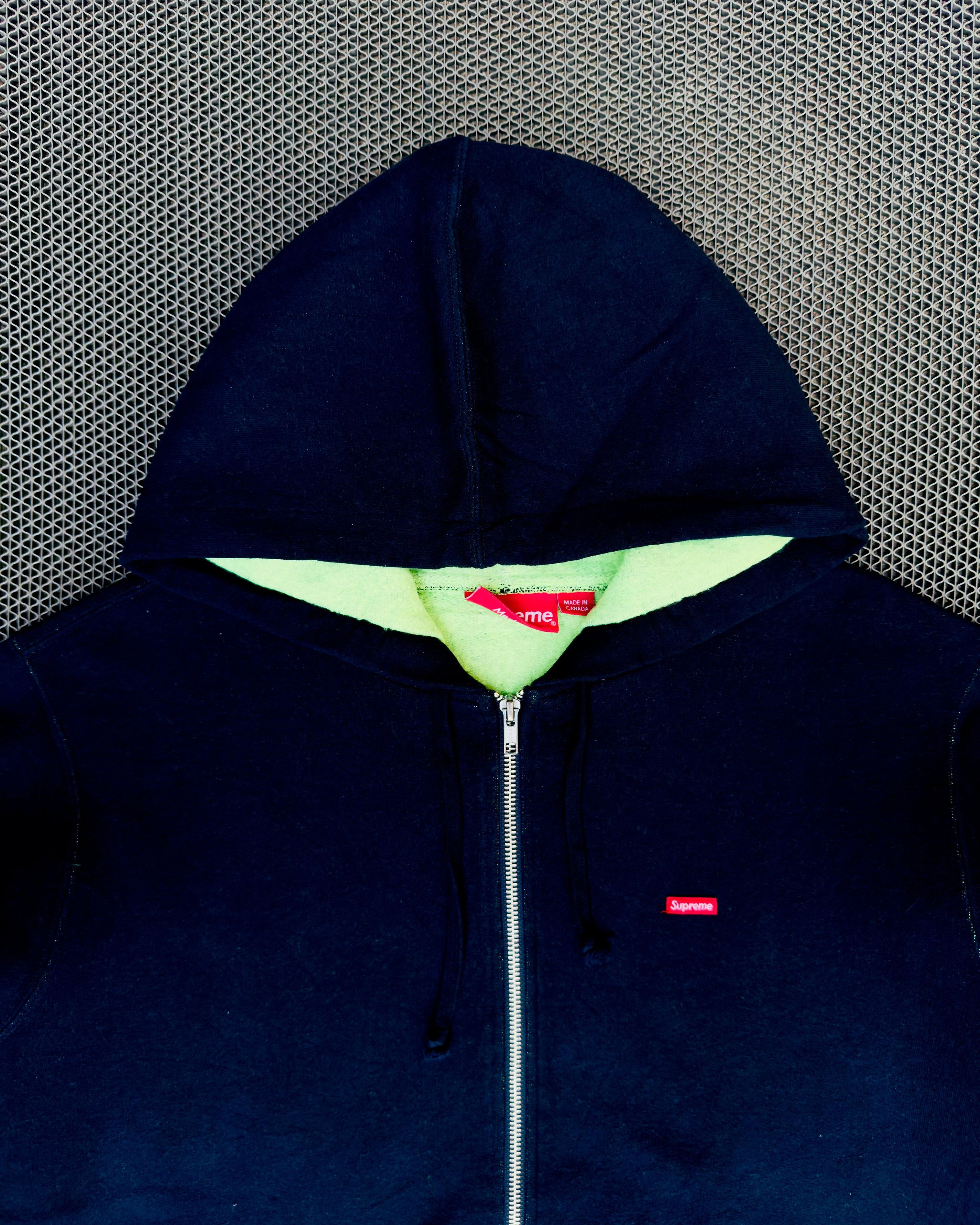 Supreme SUPREME CONTRAST ZIP UP HOODIE SS18 Size US M / EU 48-50 / 2 - 2 Thumbnail