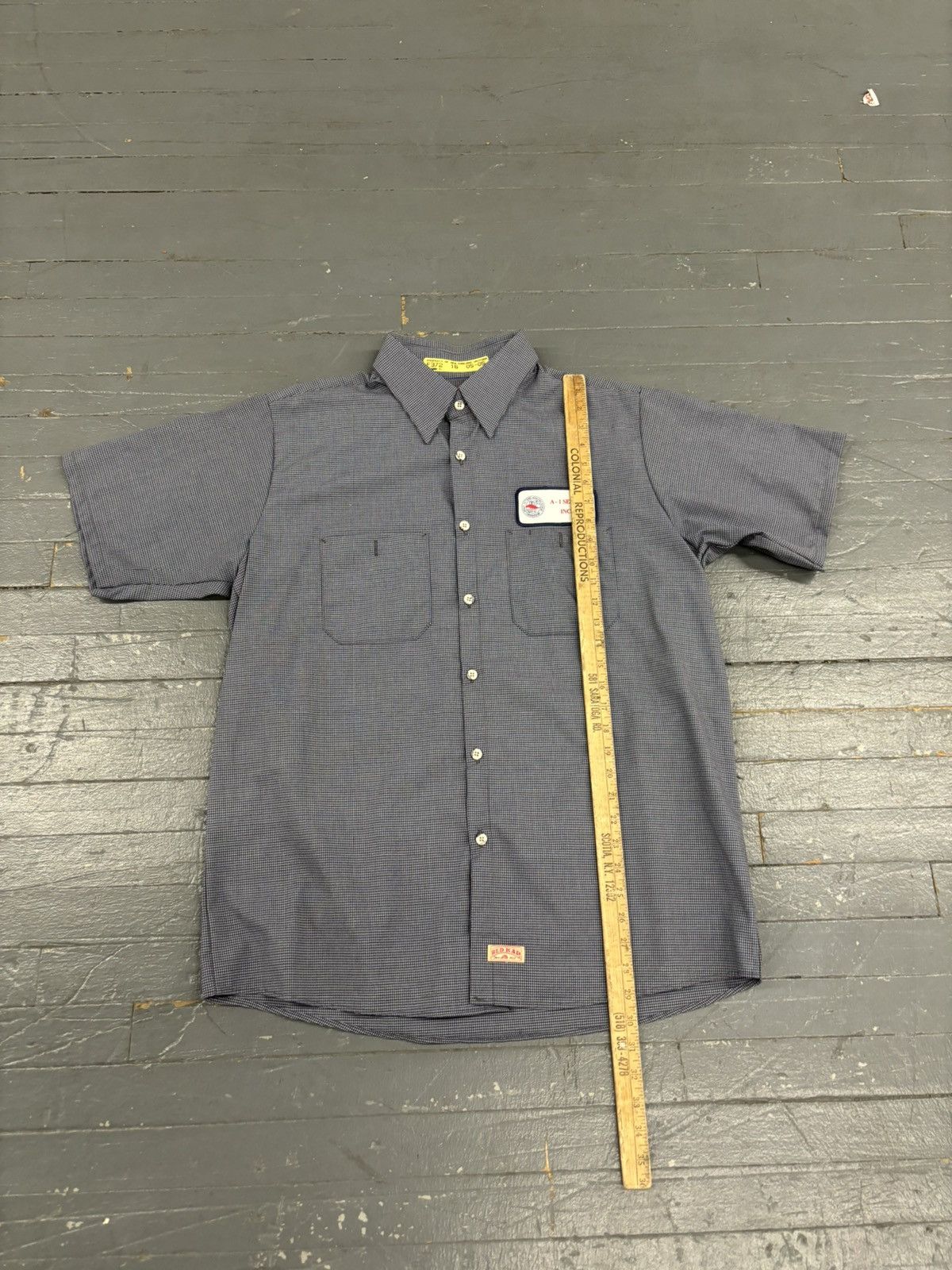 Vintage Vintage Red kap striped workwear shirt Size US L / EU 52-54 / 3 - 6 Thumbnail