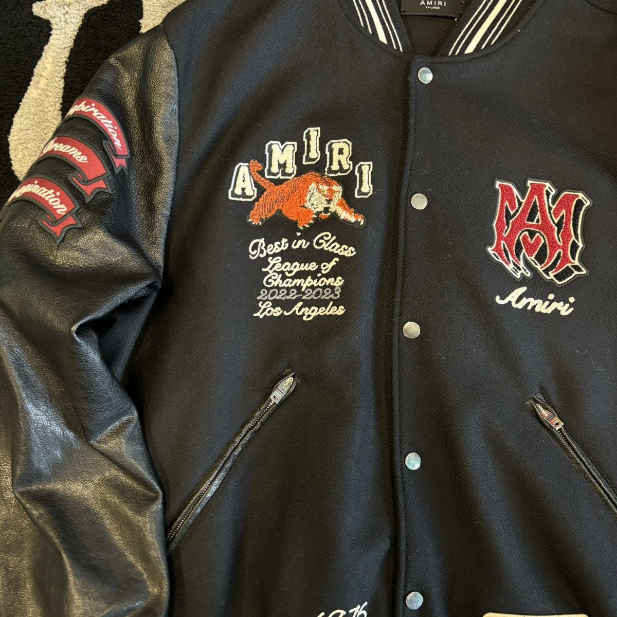 Amiri Amiri Vintage Patch Varsity Jacket - Size XXL Size US XXL / EU 58 / 5 - 2 Thumbnail