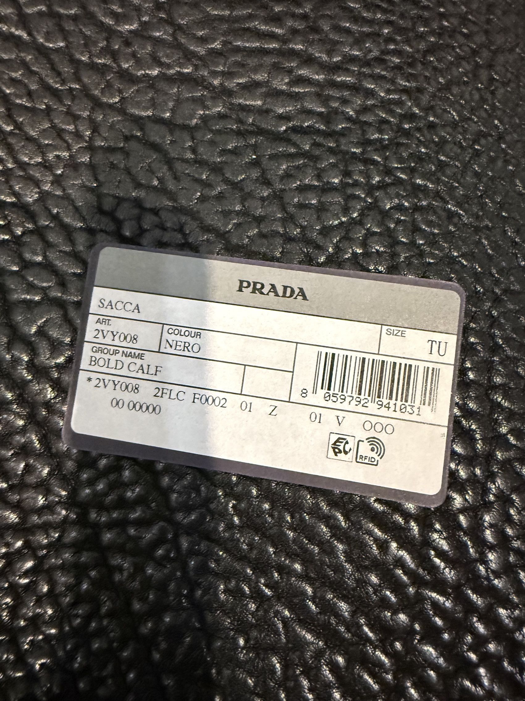 Prada SS'23 Large Tote Bag Grain Leather Size ONE SIZE - 7 Thumbnail