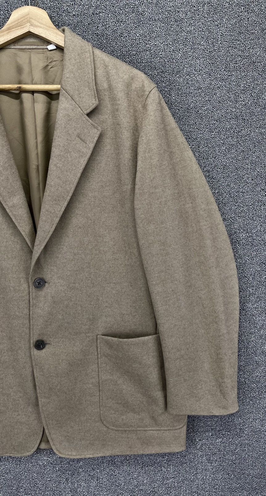 Lemaire × Uniqlo Lemaire X Uniqlo Rare Luxury Wool Blazer Jacket Size US L / EU 52-54 / 3 - 4 Thumbnail