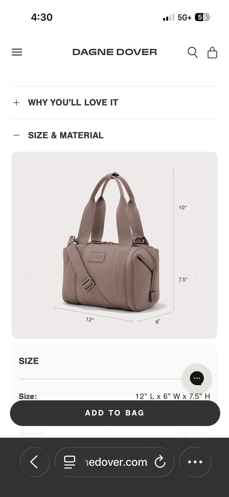 Dagne Dover Landon Carryall (Small) Size ONE SIZE - 10 Thumbnail