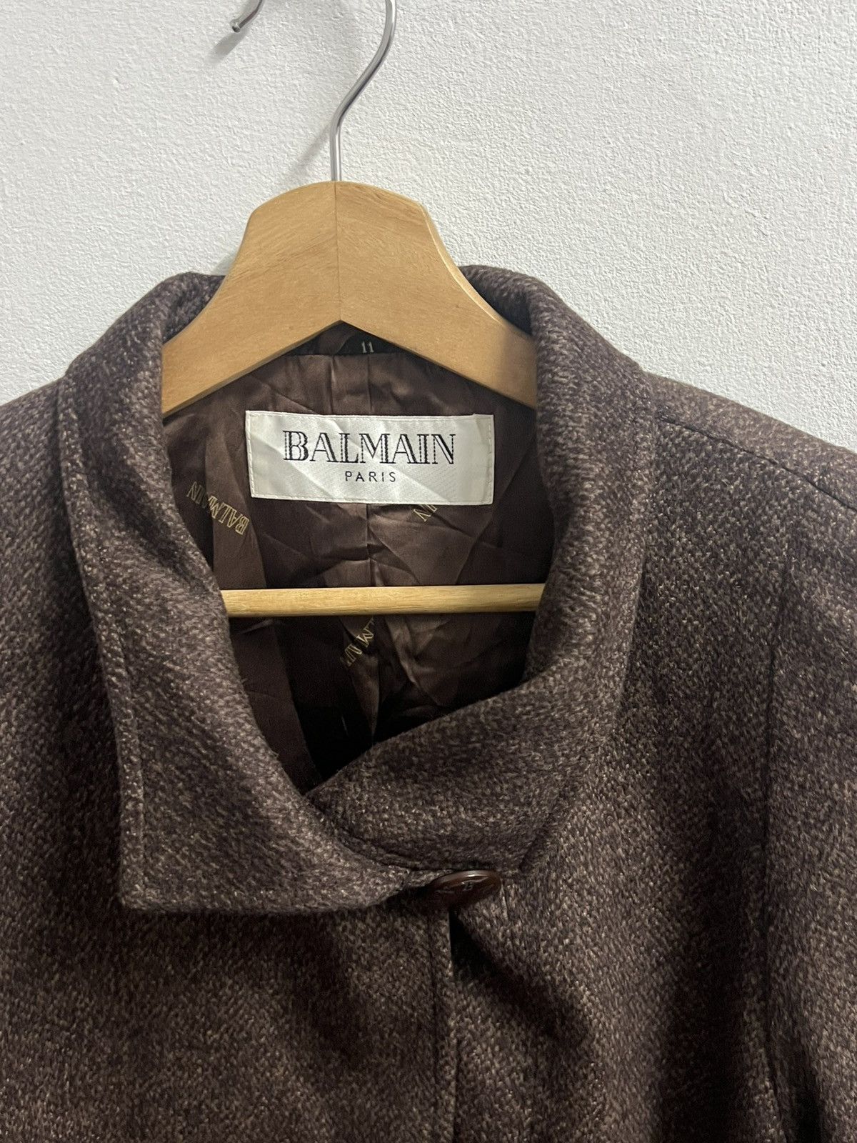 Balmain Balmain classic luxury jacket wool 3 button Size US XL / EU 56 / 4 - 2 Thumbnail