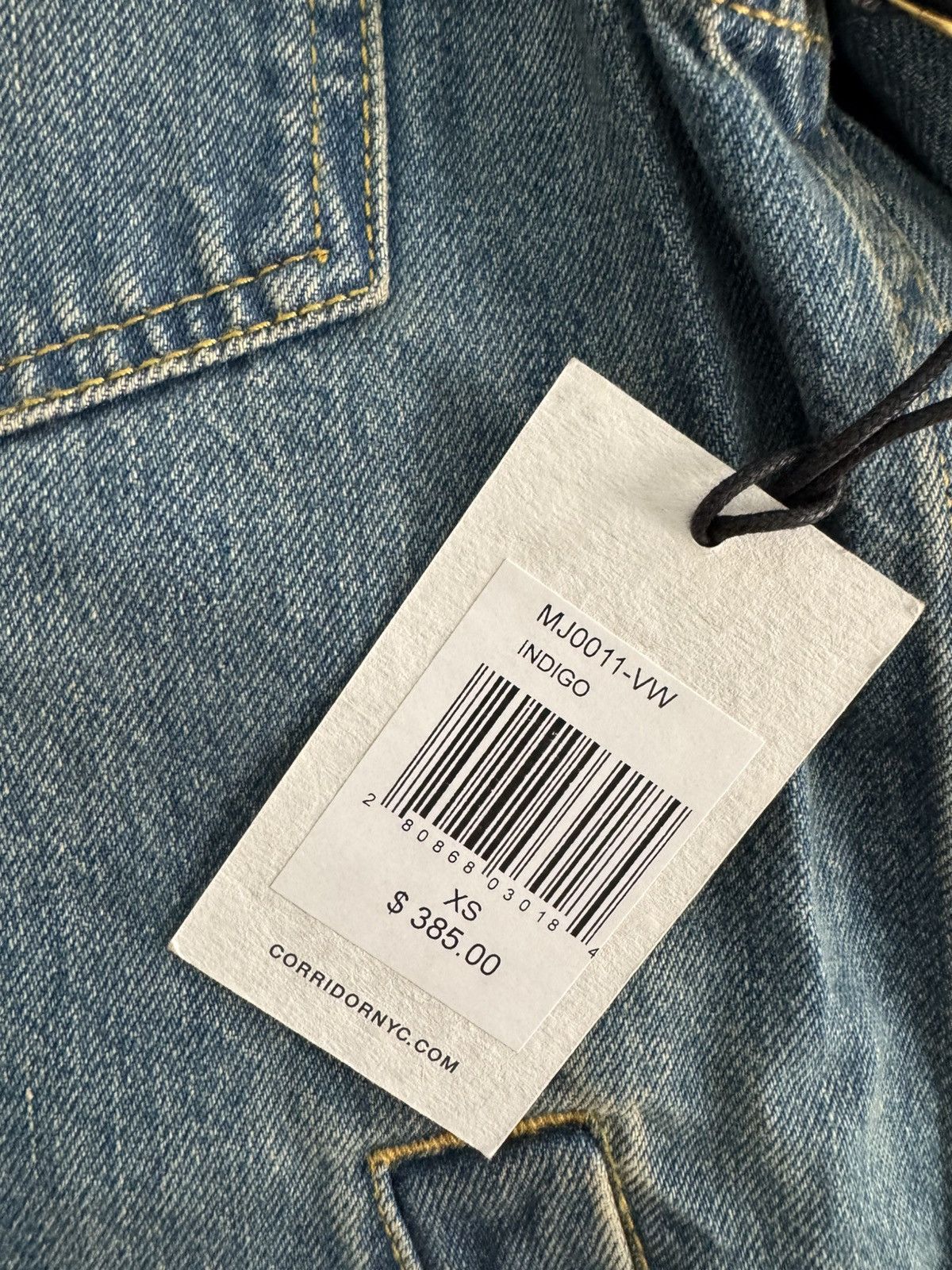 Corridor Corridor - Made in Italy Organic Cotton Denim Jacket XS NWT Size US XS / EU 42 / 0 - 11 Thumbnail