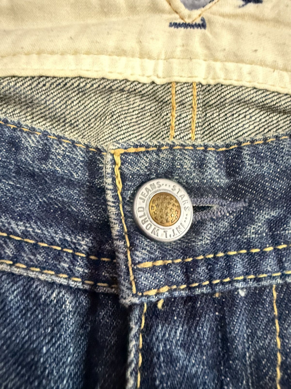 Japanese Brand Takeo Kikuchi Japan Claw Mark Mud Wash Loose Jeans Size US 34 / EU 50 - 18 Thumbnail