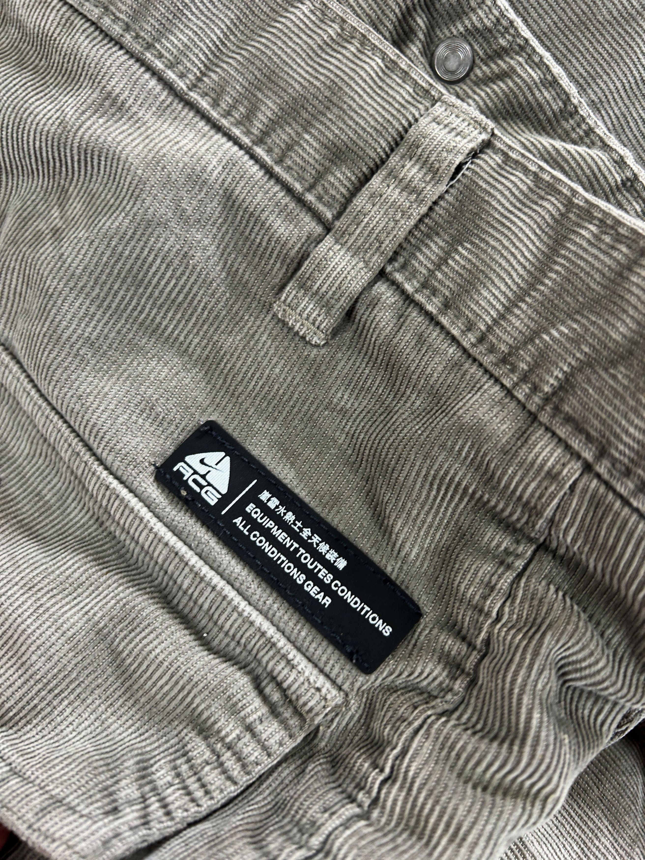 Nike ACG BALENCIAGA STYLE ITALIAN PARIS VIBE WASHED CORDUROY JEANS Size US 32 / EU 48 - 9 Thumbnail