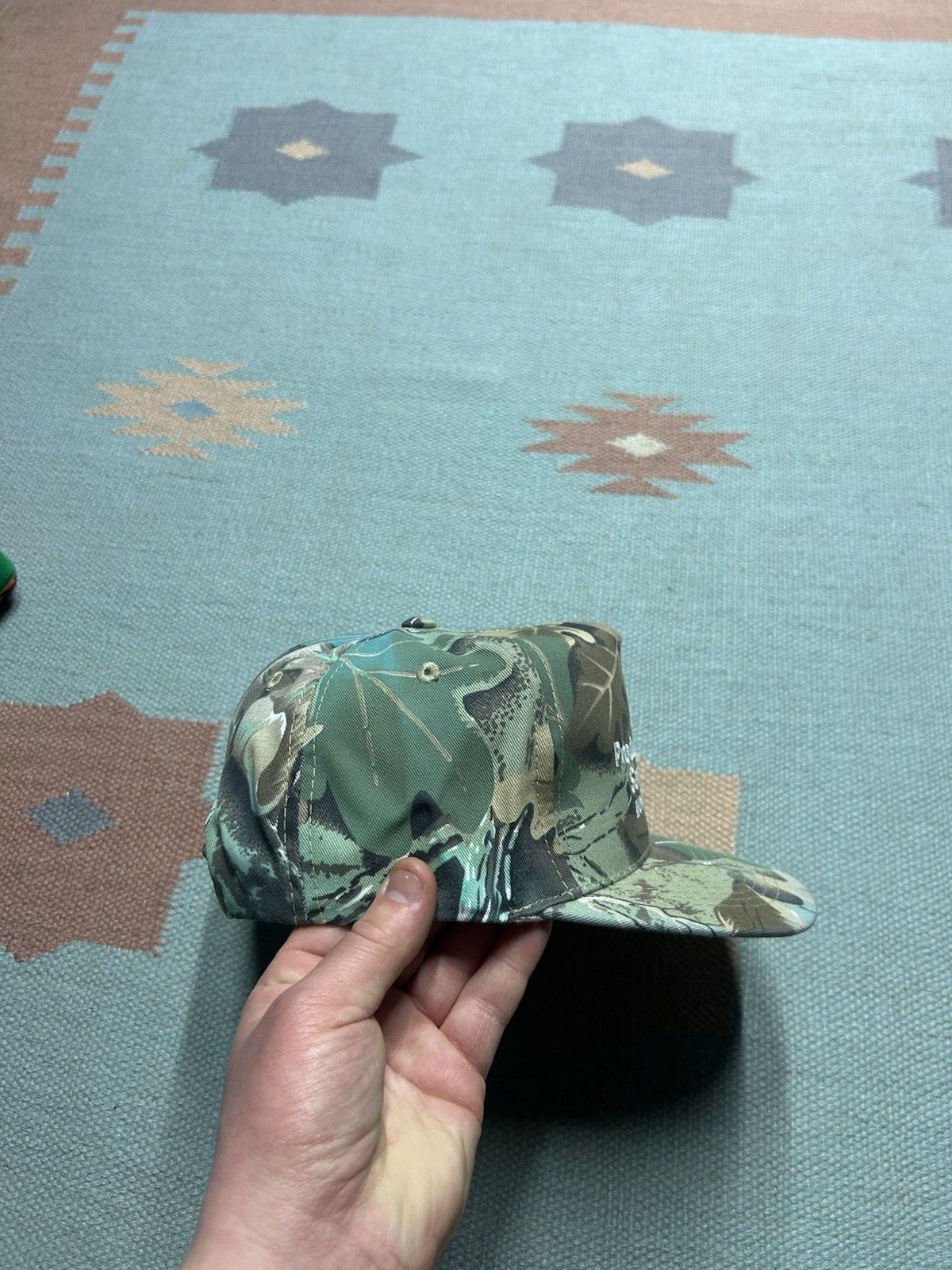 Vintage Vintage SnapBack hat camo crop production services farm Size ONE SIZE - 8 Thumbnail
