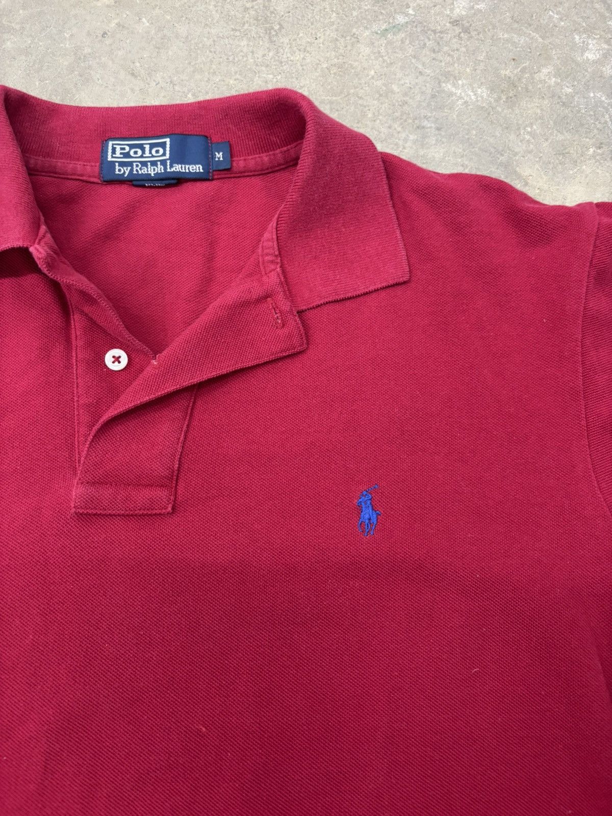 Polo Ralph Lauren BURGUNDY RALPH LAUREN POLO Size US M / EU 48-50 / 2 - 2 Thumbnail