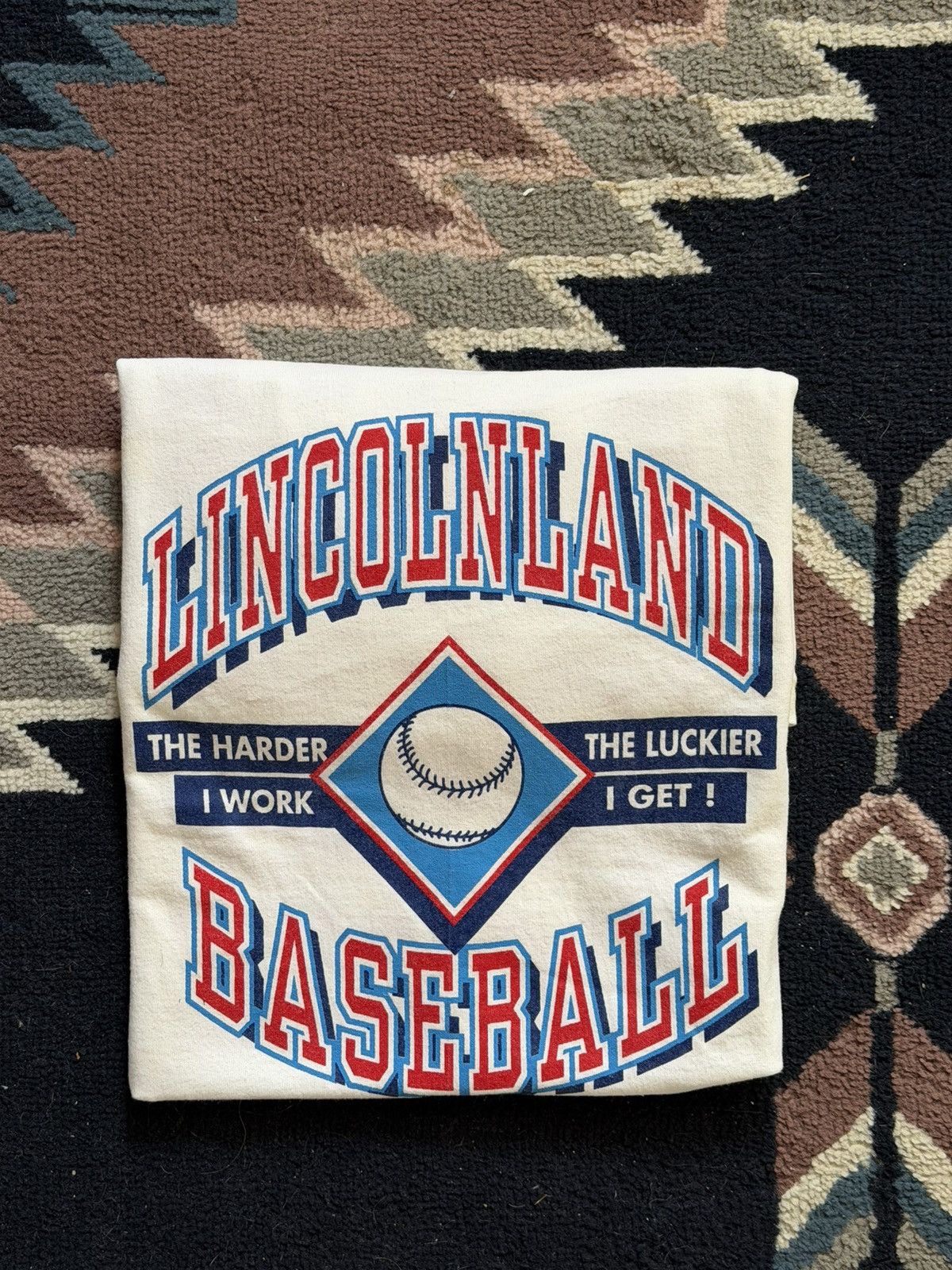Fruit Of The Loom Vintage 90s Lincoln Land Community College Baseball t-shirt Size US XL / EU 56 / 4 - 1 Thumbnail