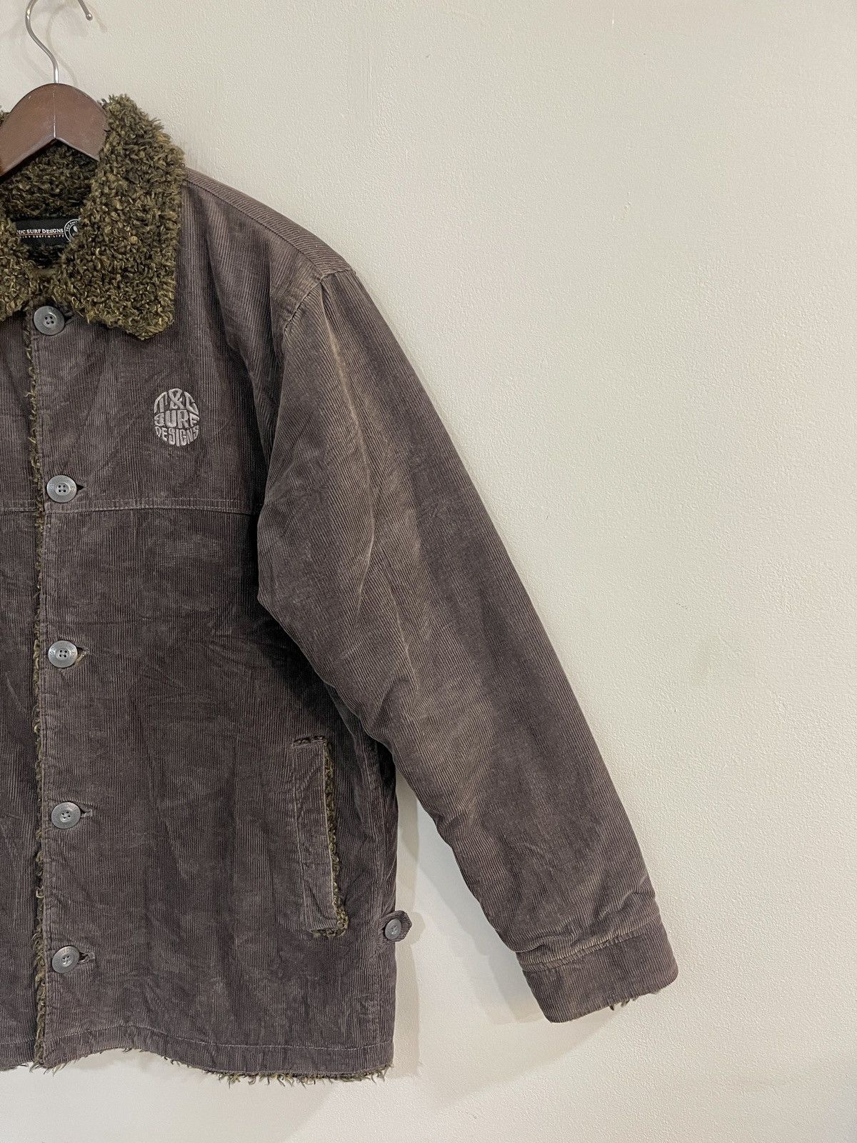 Vintage VINTAGE LEGENDARY T&C SURFING CORDUROI FLEECE INSIDE JACKET Size US L / EU 52-54 / 3 - 6 Thumbnail
