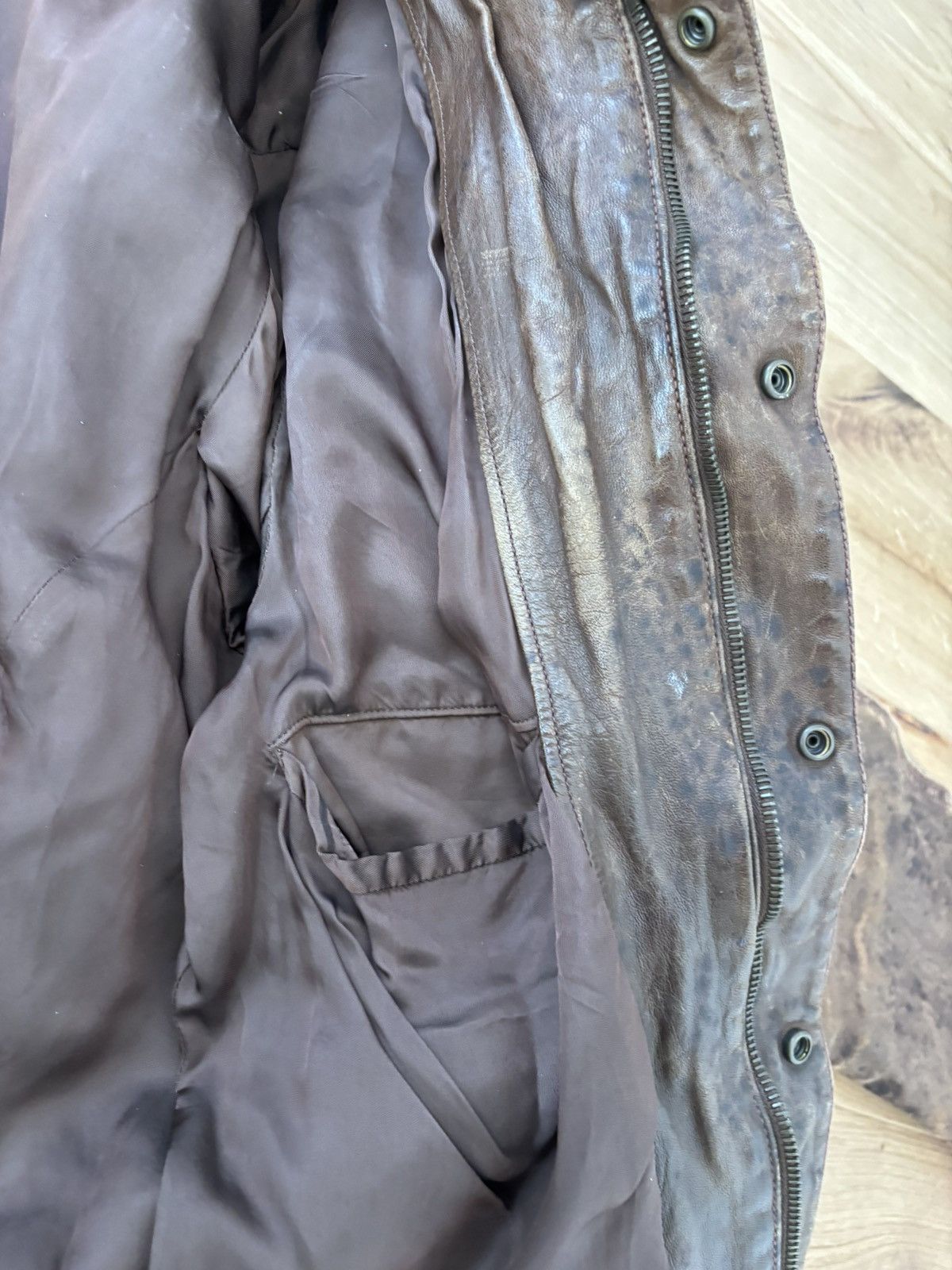 Kiminori Morishita Kiminori Morishita Horse Leather Jacket Size US M / EU 48-50 / 2 - 2 Thumbnail