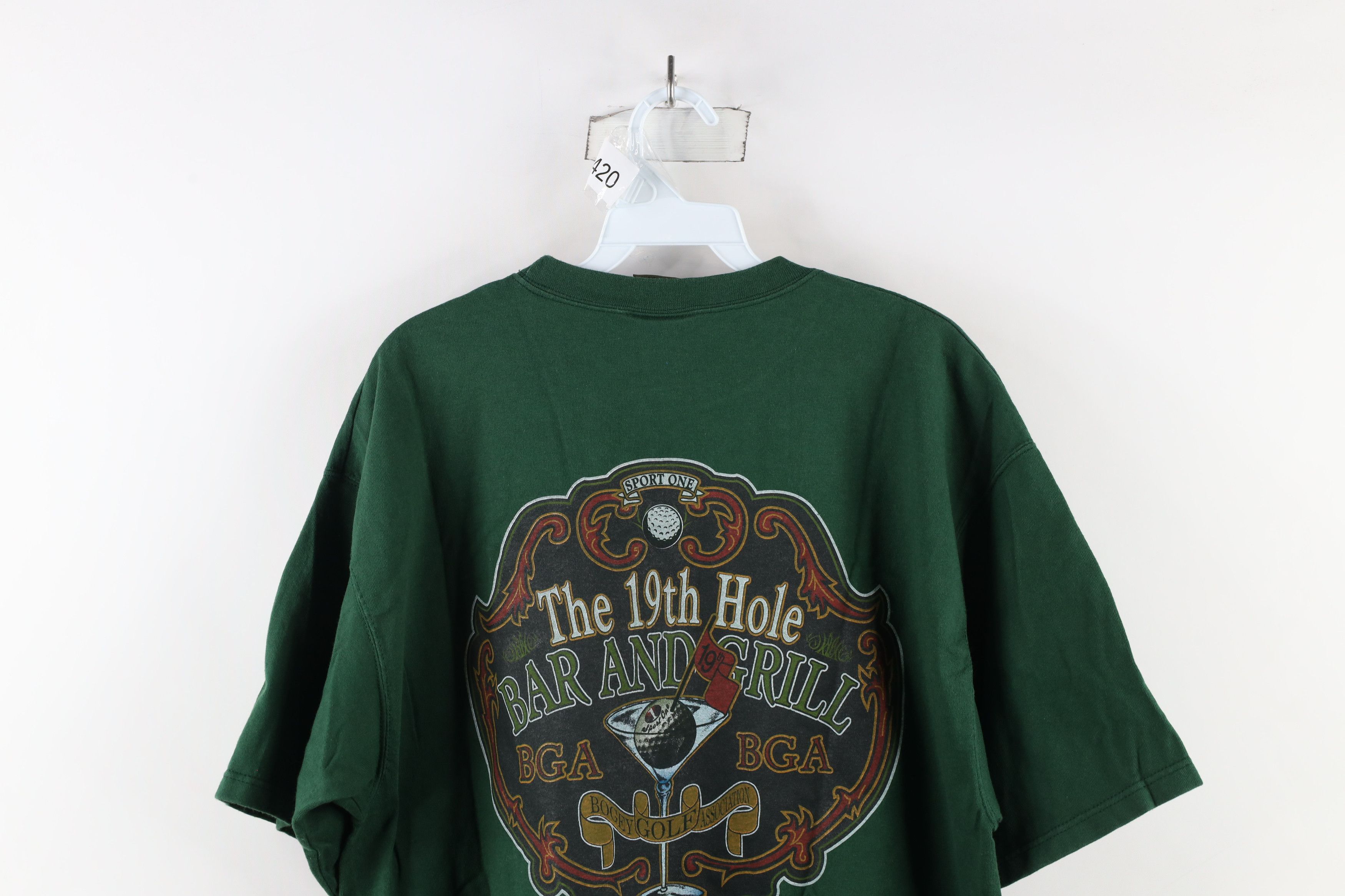 Vintage Vintage 90s Bogey Golf Restaurant Short Sleeve T-Shirt USA Size US L / EU 52-54 / 3 - 10 Thumbnail