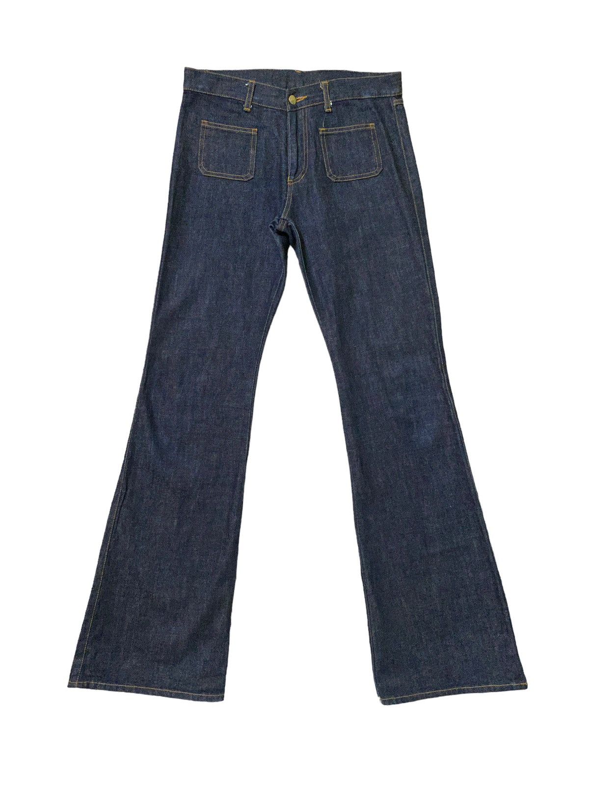 If Six Was Nine × Katharine Hamnett London × Vintage Flared Katharine Hamnet London Bell Bottom Denim Size US 30 / EU 46 - 1 Thumbnail