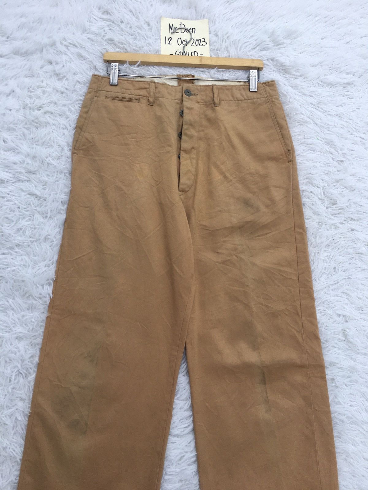 Buzz Rickson's Vtg Buzz Ricksons 1945 Model US Army Trousers/Khakis Pants Size US 32 / EU 48 - 5 Thumbnail