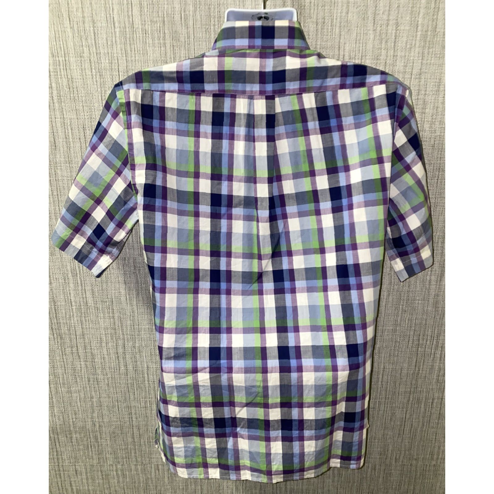 Peter Millar Peter Millar Shirt Mens Multi Color Checkered Short Sleeve Button Front Size M Colorful Casual Button-Up Size US M / EU 48-50 / 2 - 4 Thumbnail