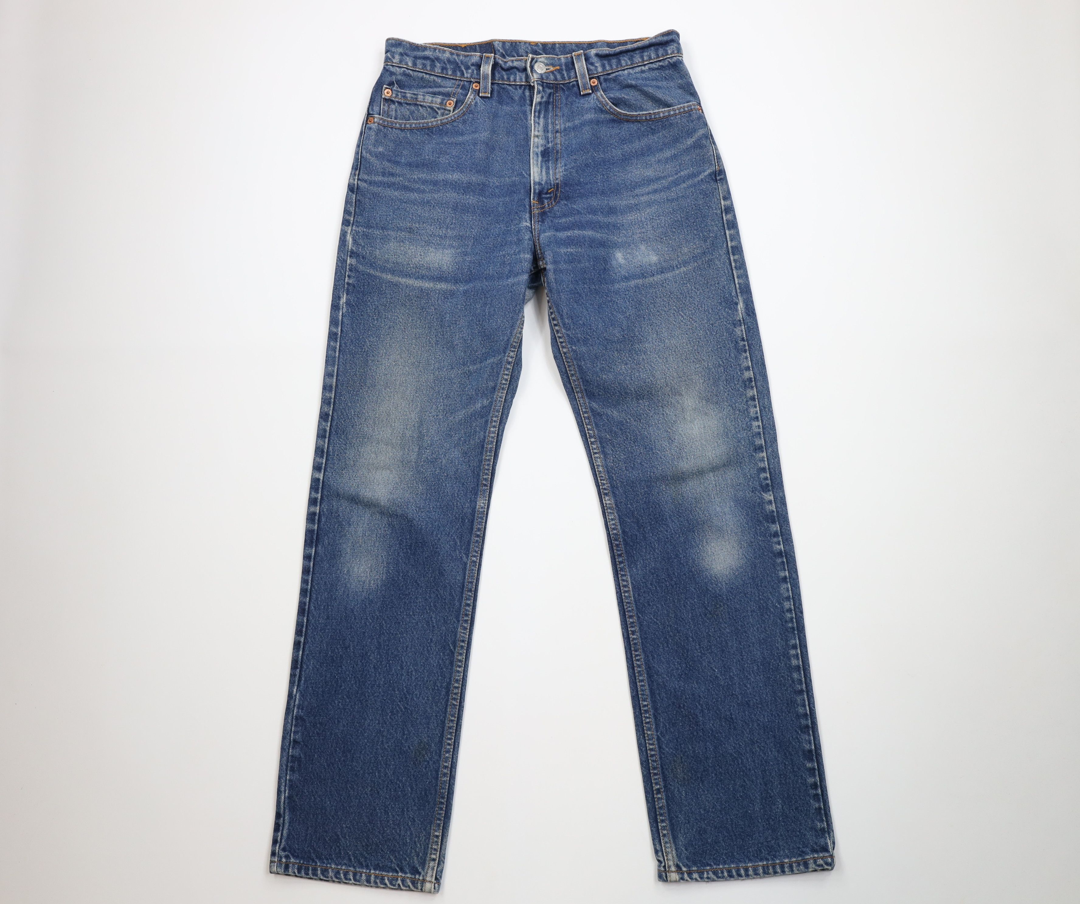 Levi's Vintage 90s Levis 505 Regular Straight Leg Jeans Blue USA Size US 32 / EU 48 - 1 Thumbnail
