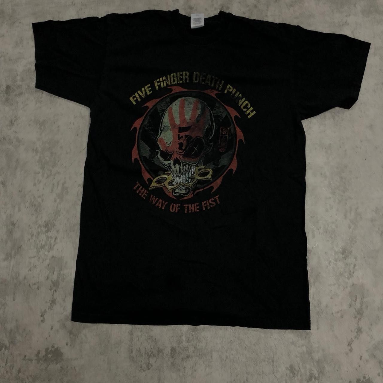 Fruit Of The Loom Black and red Five Finger Death Punch band tee #rockmusic Size US M / EU 48-50 / 2 - 1 Thumbnail