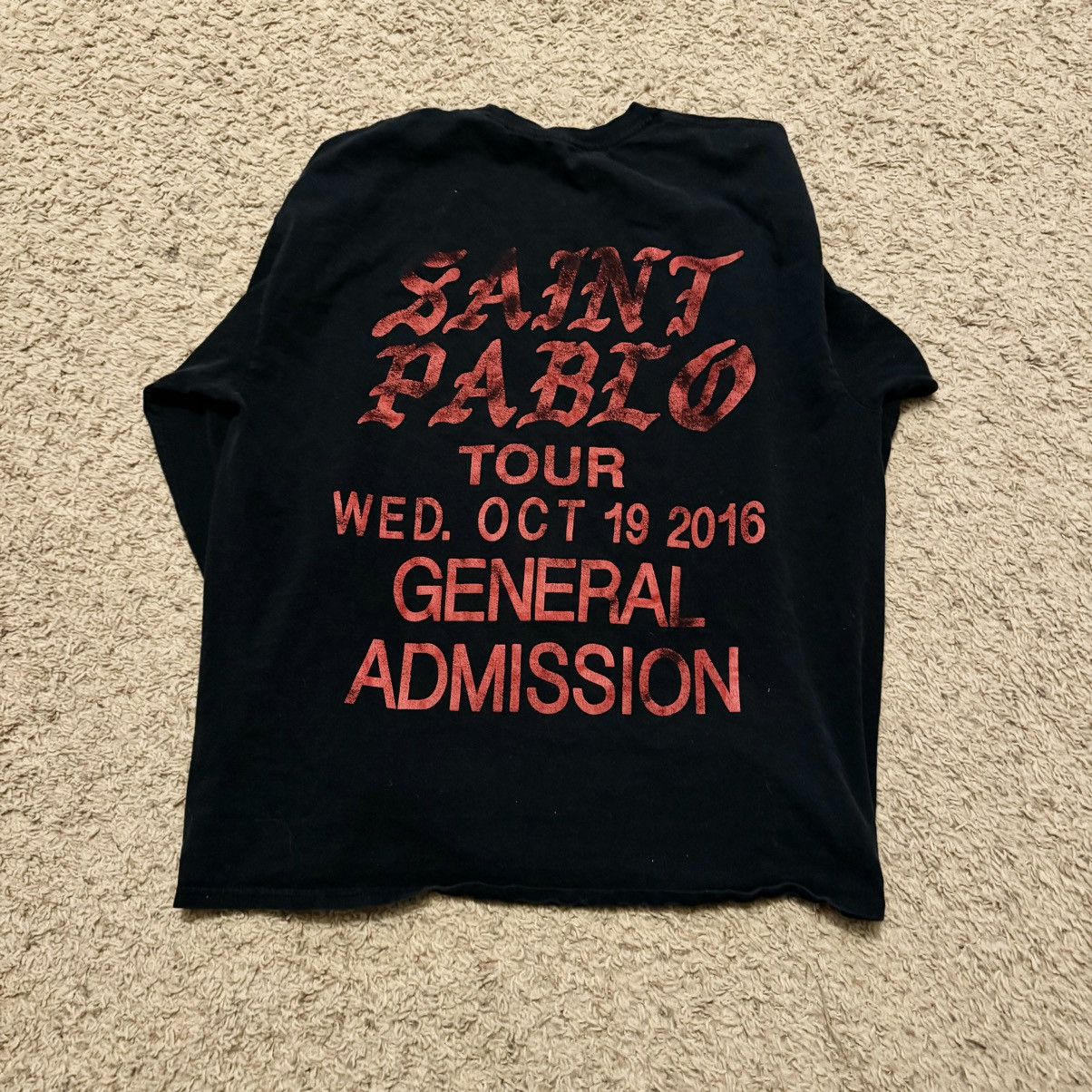 Kanye West KANYE WEST LIFE OF PABLO TOUR TEE! Size US XL / EU 56 / 4 - 4 Thumbnail