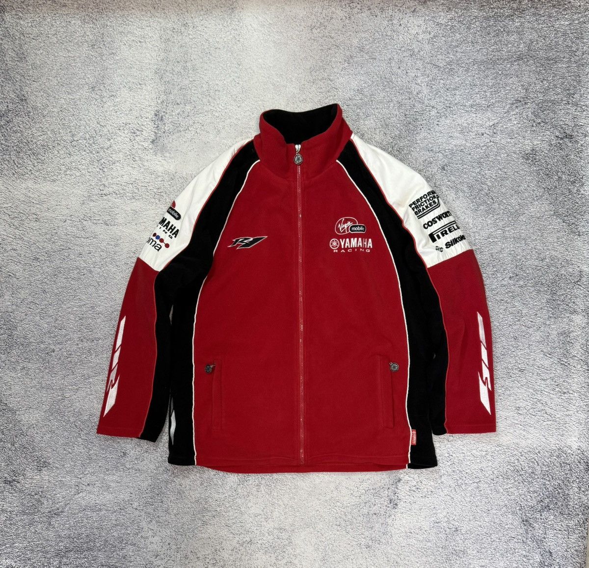 Yamaha Yamaha Racing R1 Fleece Jacket Vintage Virgin Mobile Men L Size US L / EU 52-54 / 3 - 4 Thumbnail