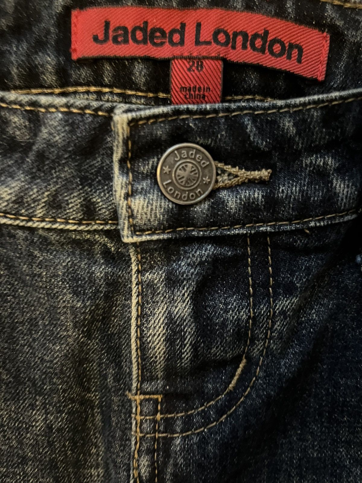 Jaded London Jaded London Extreme Flared Jeans Bluewash Size US 28 / EU 44 - 5 Thumbnail