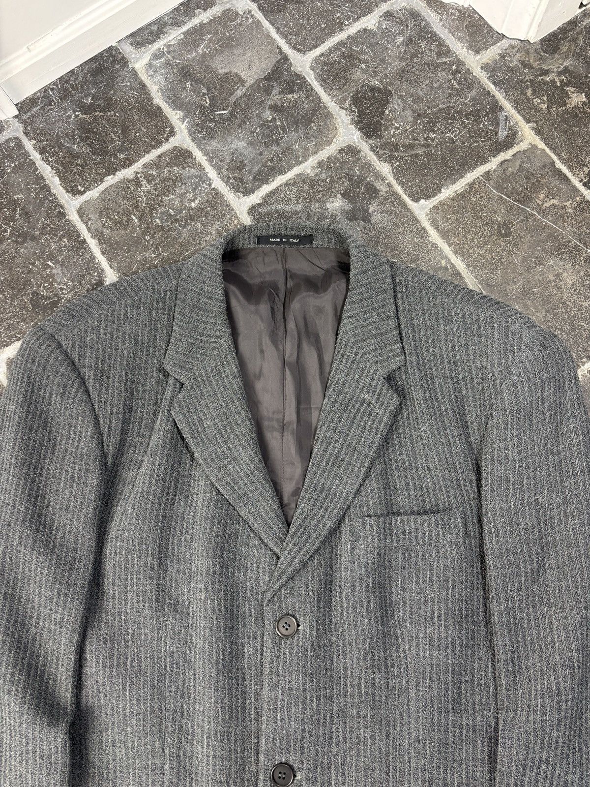 Emporio Armani 1996 Emporio Armani Jacket 90s Vintage Armani Textured Wool Size 50R - 2 Thumbnail