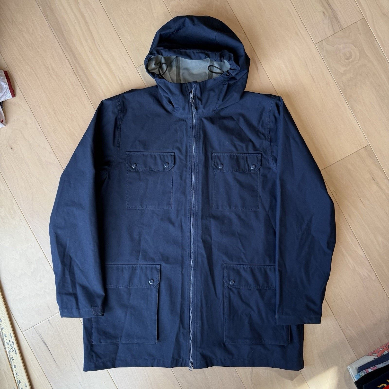 Best Made Co. Best Made CO Rain Jacket 2XL Blue Full Zip Waterproof Size US XXL / EU 58 / 5 - 2 Thumbnail