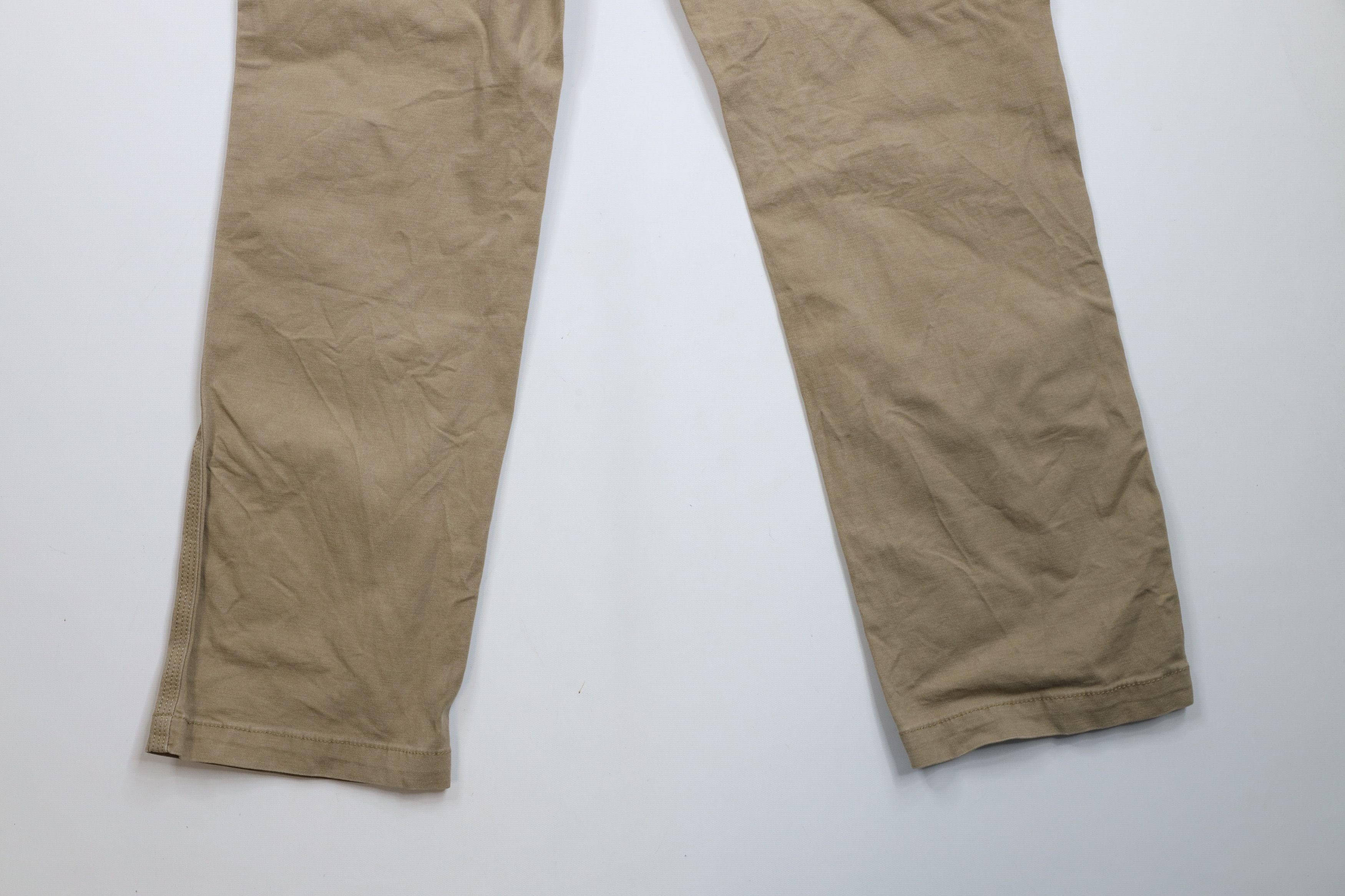 Carhartt × Vintage Vintage Carhartt Relaxed Wide Leg Canvas Pants Beige Brown Size US 36 / EU 52 - 13 Thumbnail